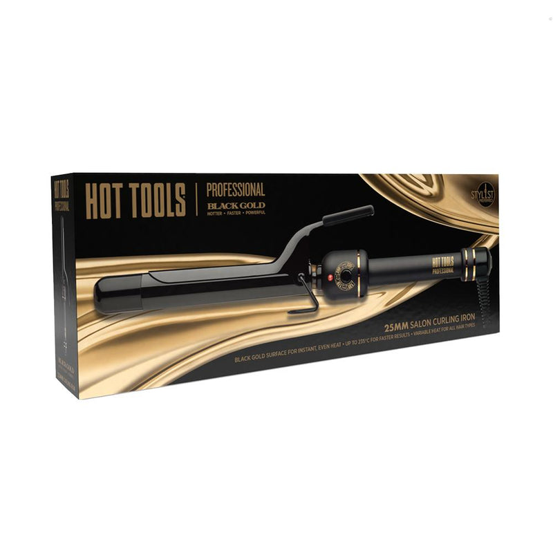Hot Tools Black Gold 25mm Curling Iron - Hot Tools Australia