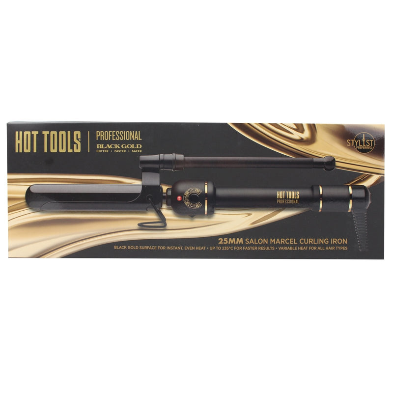 Hot Tools Black Gold Marcel Curling Iron 25mm - Professional Only - Hot Tools Australia