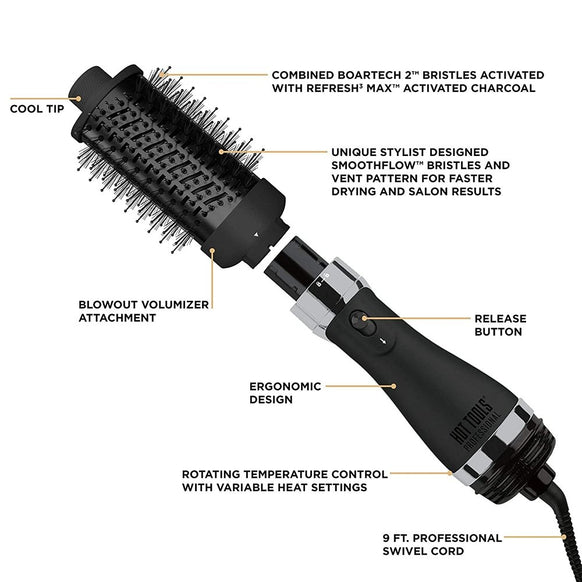 Hot Tools Black Gold Volumiser Detachable Small Barrel - Hot Tools Australia
